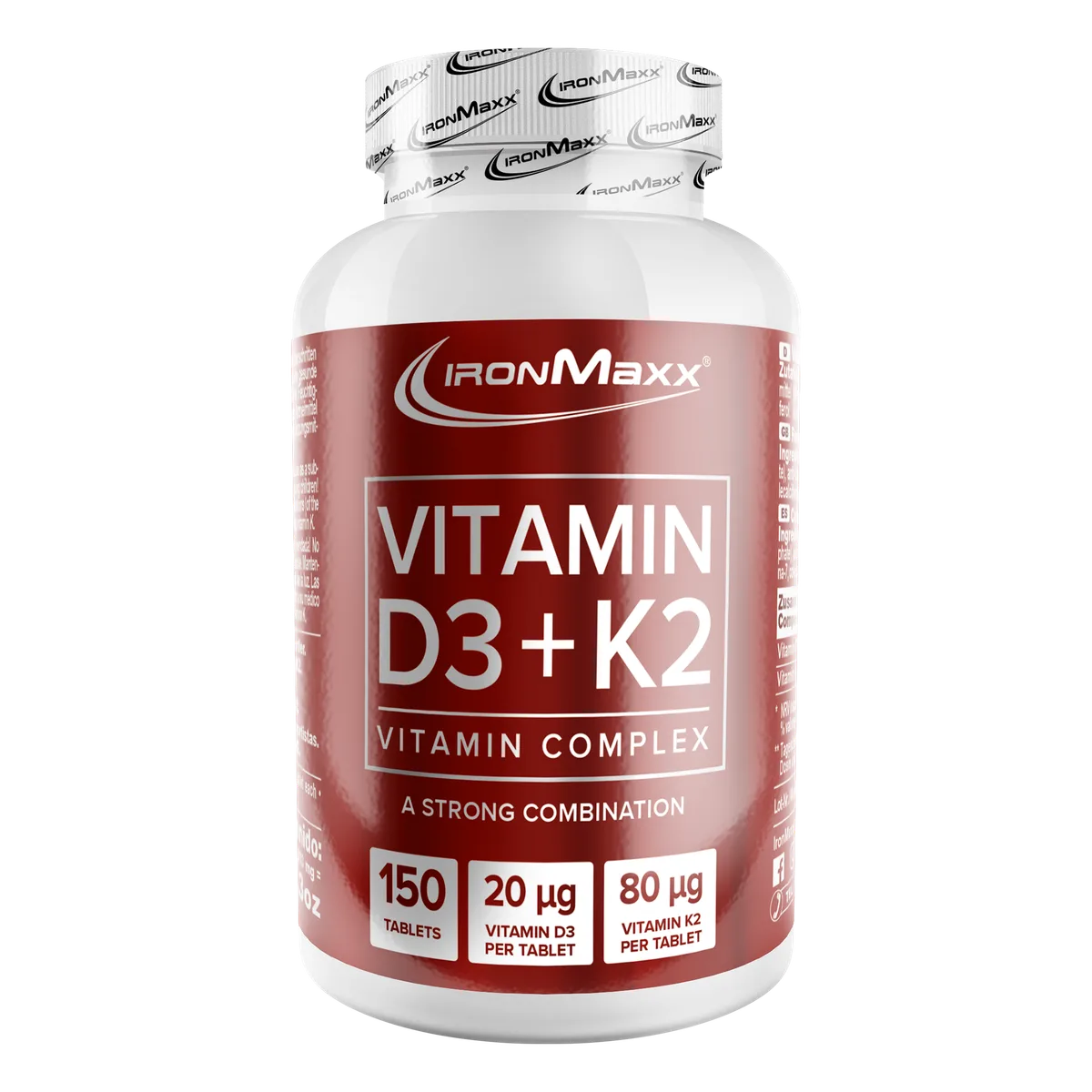 Vitamin D3 + K2 - 150 Tabletten