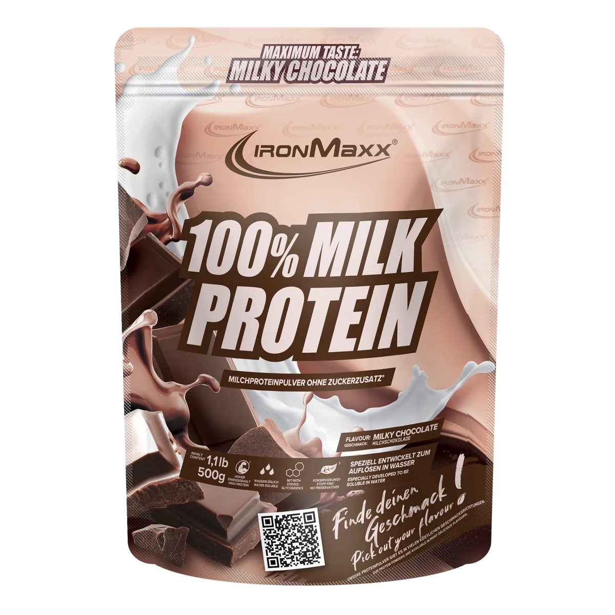 100% Milk-Protein (500g) - Milky Chocolate