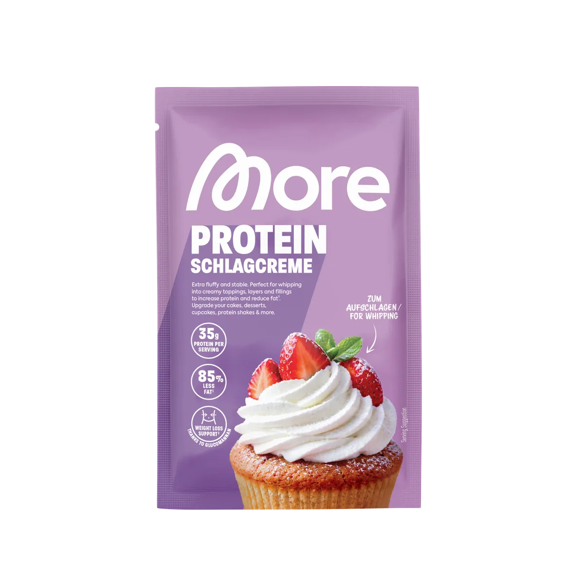 More Saucen & Back Protein Schlagcreme / 50g Probe – Bild 6