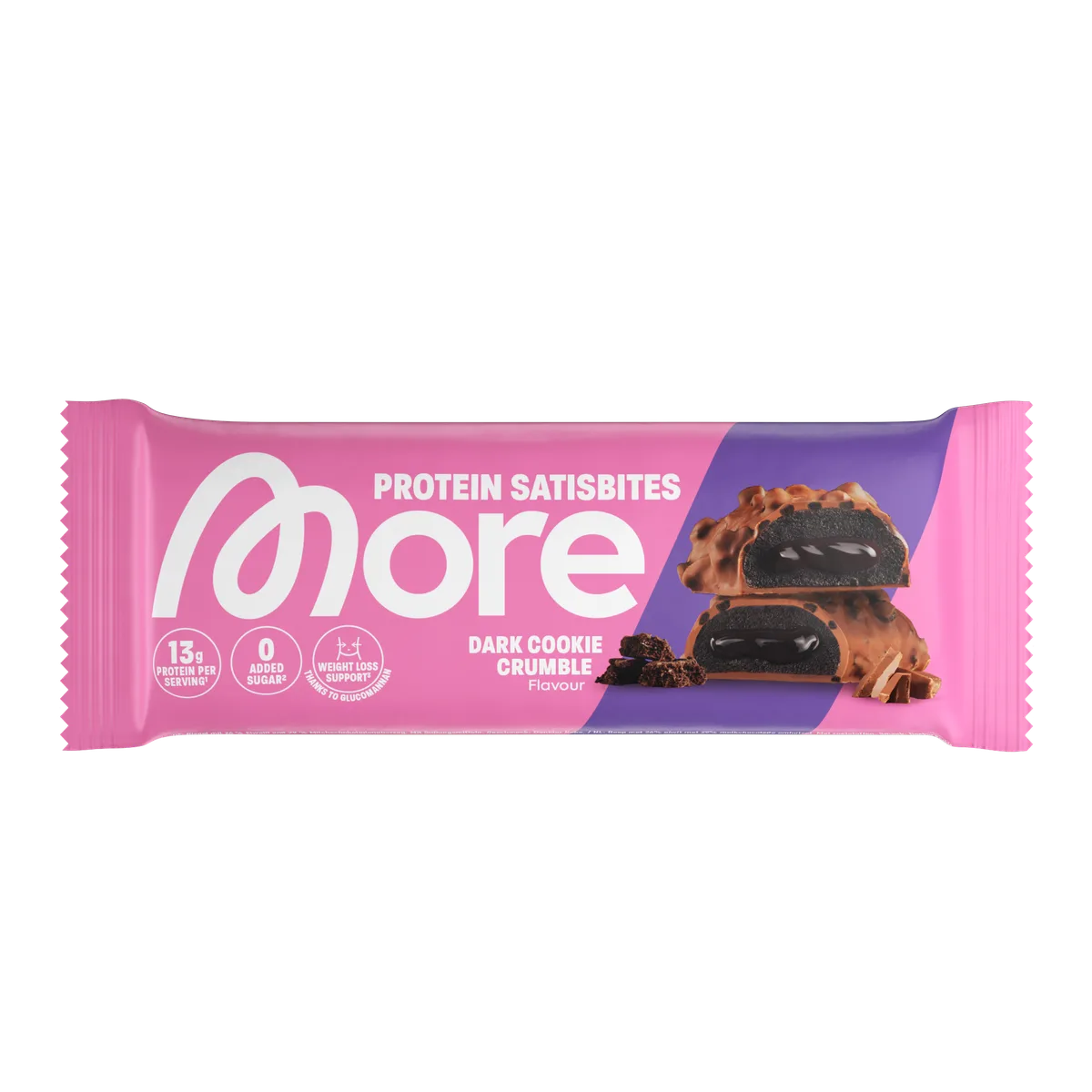 More Protein Satisbites White Chocolate Strawberry Cream / 2 x 25g – Bild 2