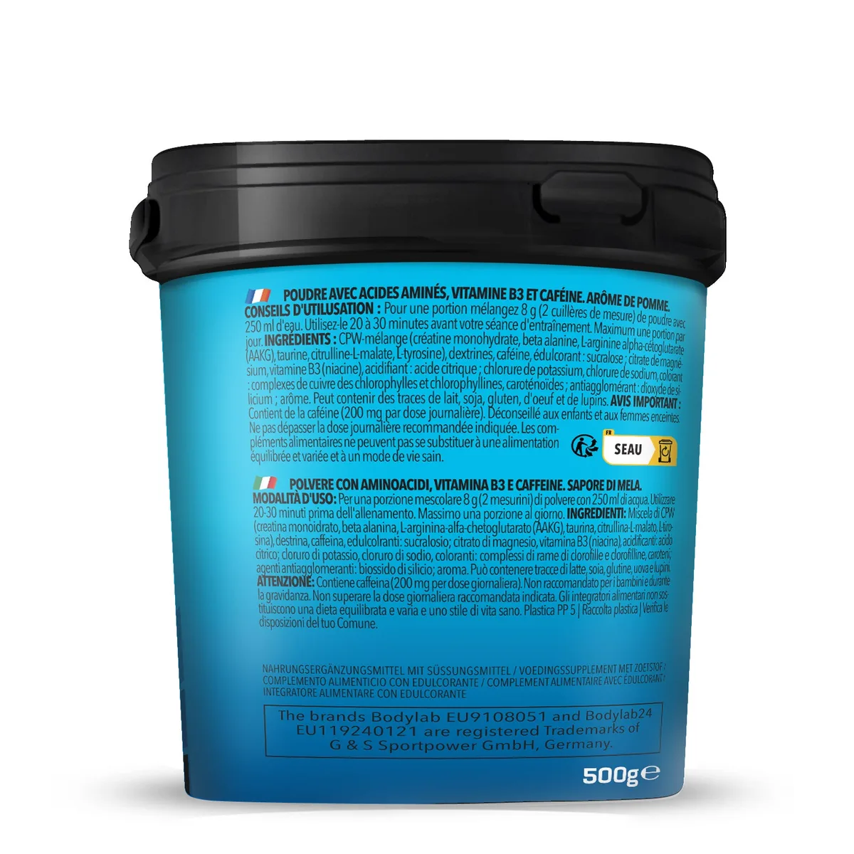 Concentrated Pre Workout (500g) Schwarze Johannisbeere – Bild 4