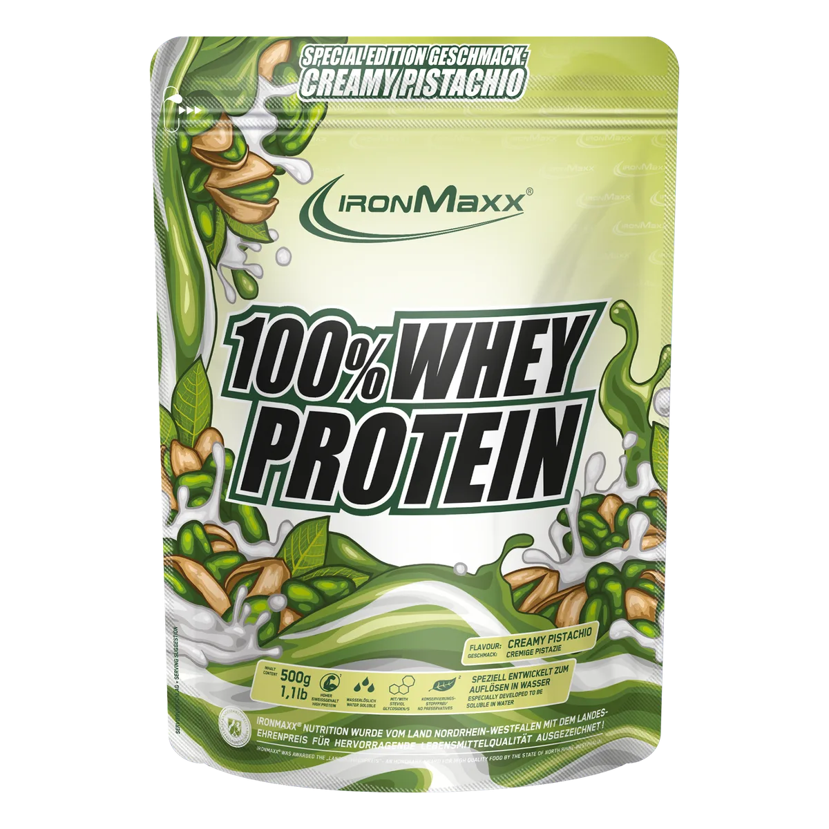 100% Whey Protein (500g) - Creamy Pistazie (Special Edition)