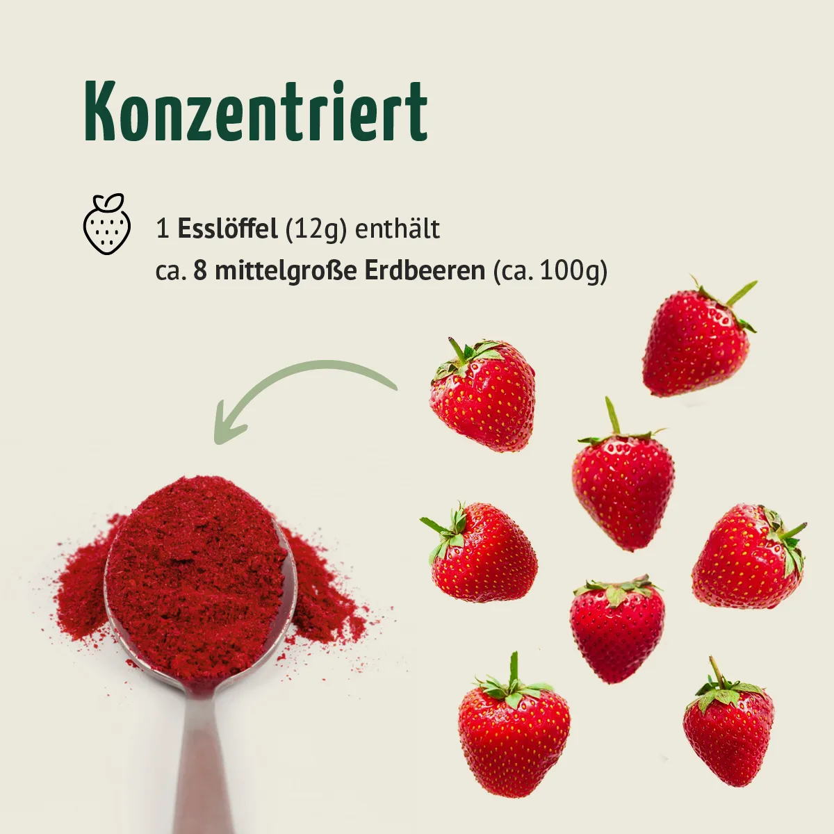 Bio Erdbeere Fruchtpulver (100g) – Bild 6