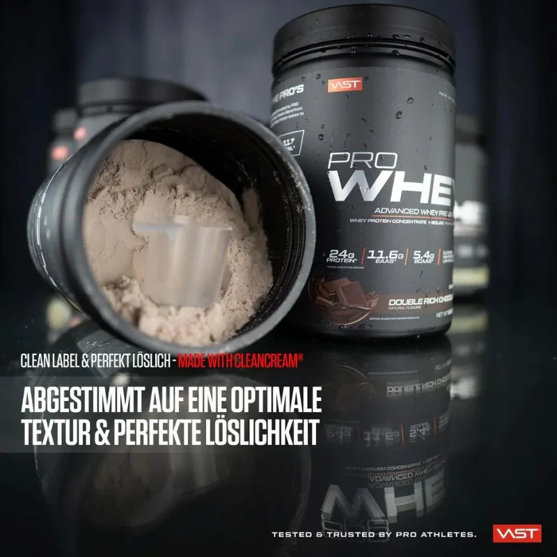 VAST Sports Pro Whey All-In-One Premium Whey Protein Double Rich Chocolate – Bild 5
