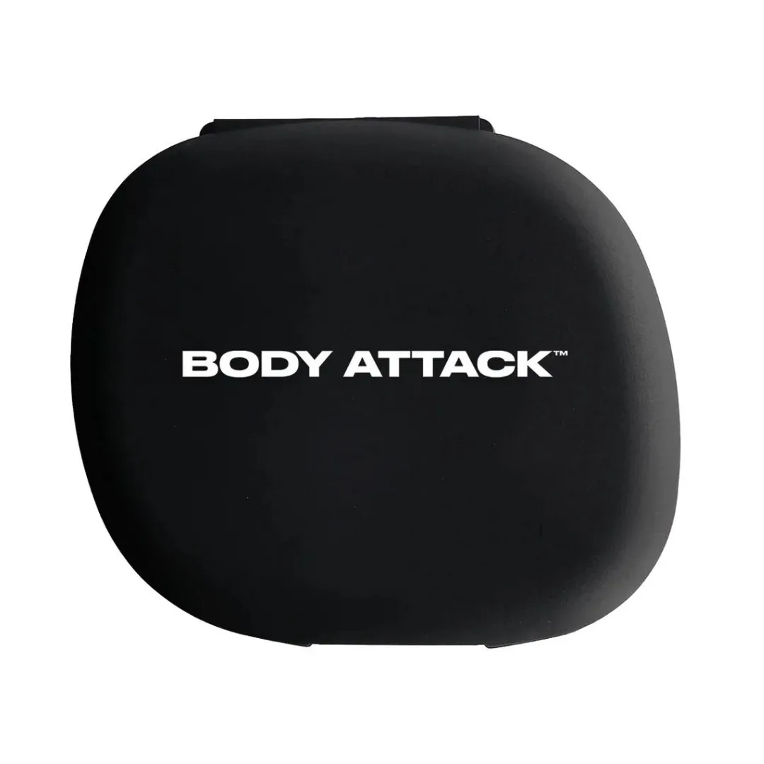 Body Attack Pillenbox, schwarz