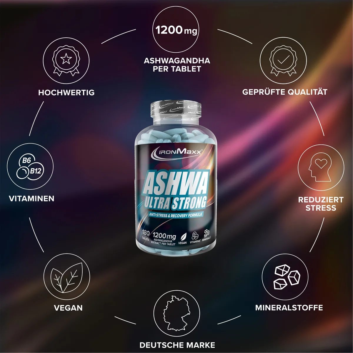 Ashwagandha Ultra Strong - 180 Tabletten – Bild 5