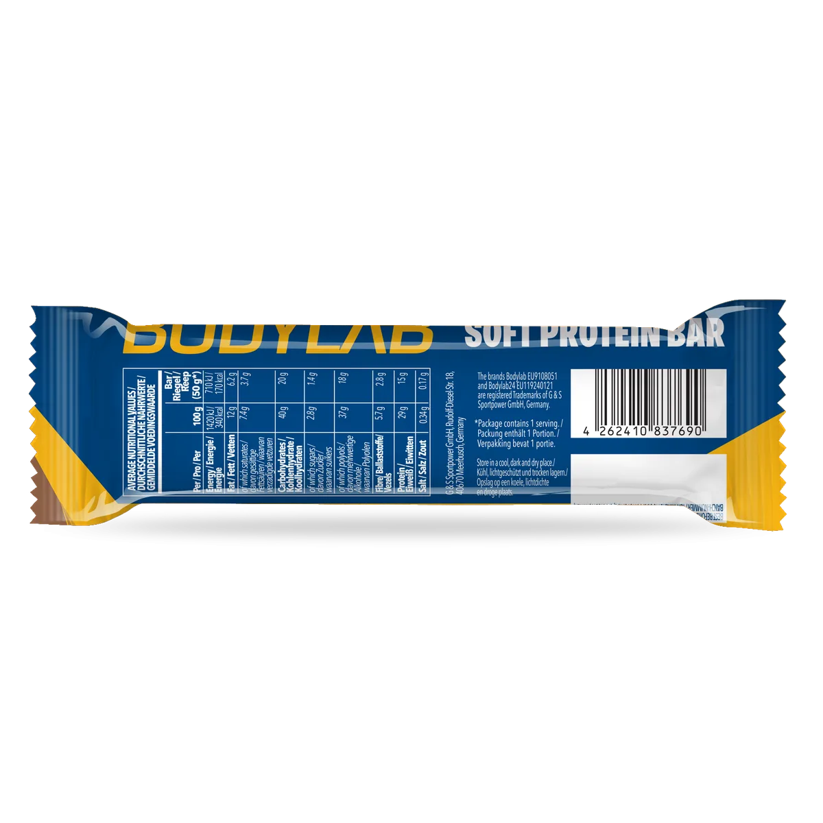 Soft Protein Bar (12x50g) Chocolate Caramel – Bild 3