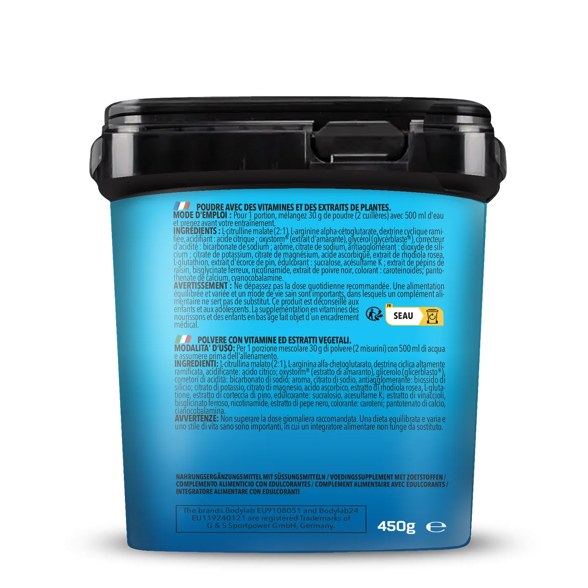 Bodybuilder Pump Pre Workout (450g) Tropical – Bild 3