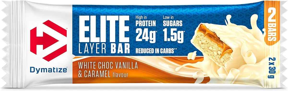 Elite Layer Bar (18x60g) Choc Peanut Butter & Caramel – Bild 5