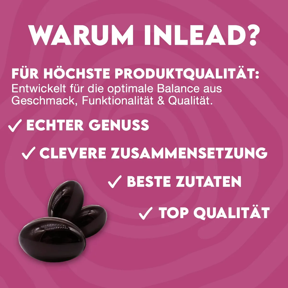 INLEAD - Astaxanthin | natürlich aus Mikroalgen | 6 mg pro Tagesportion - mit natürlichem Vitamin E - 60 vegane Softgel Kapseln – Bild 5