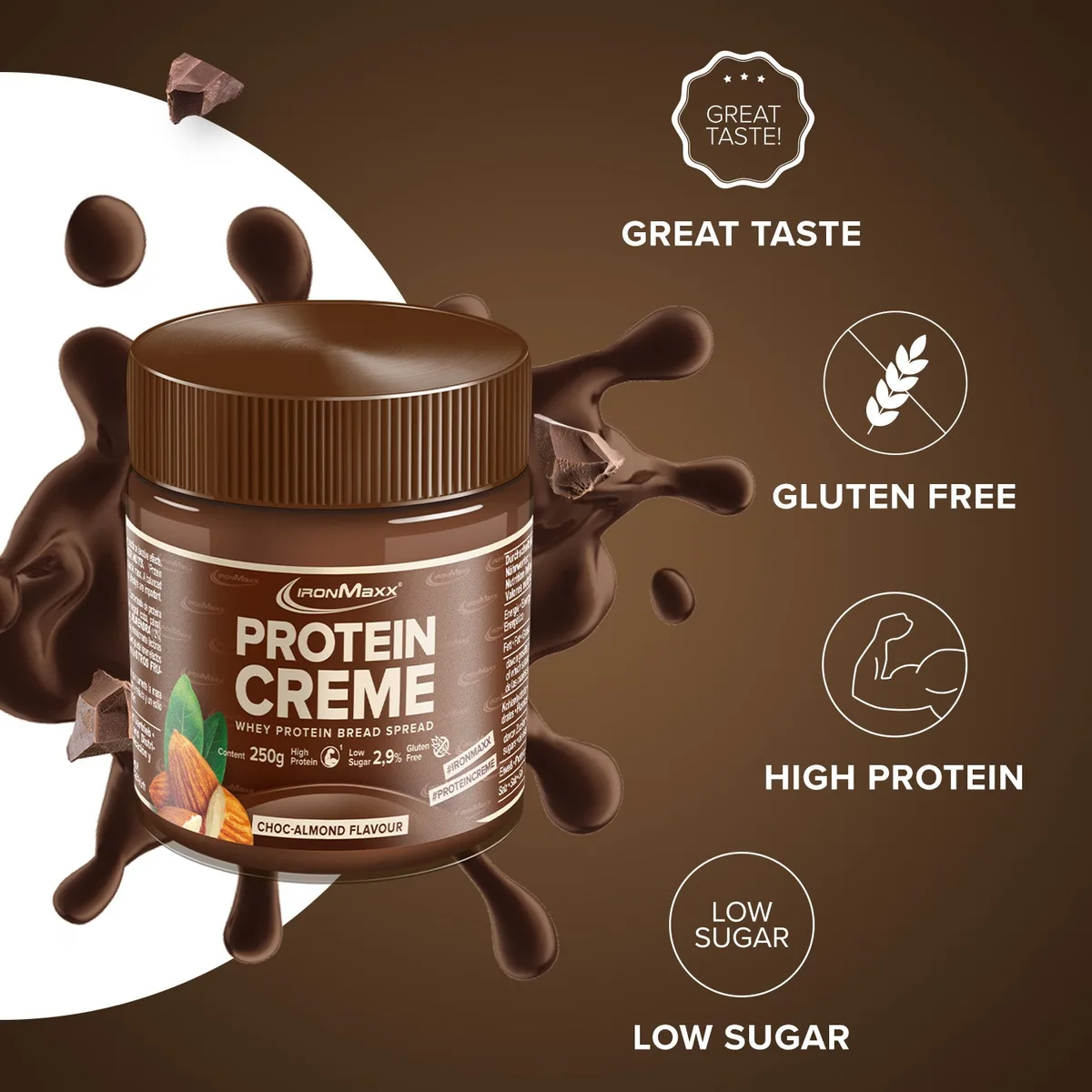 Protein Creme (250g) - Choc Almond – Bild 2