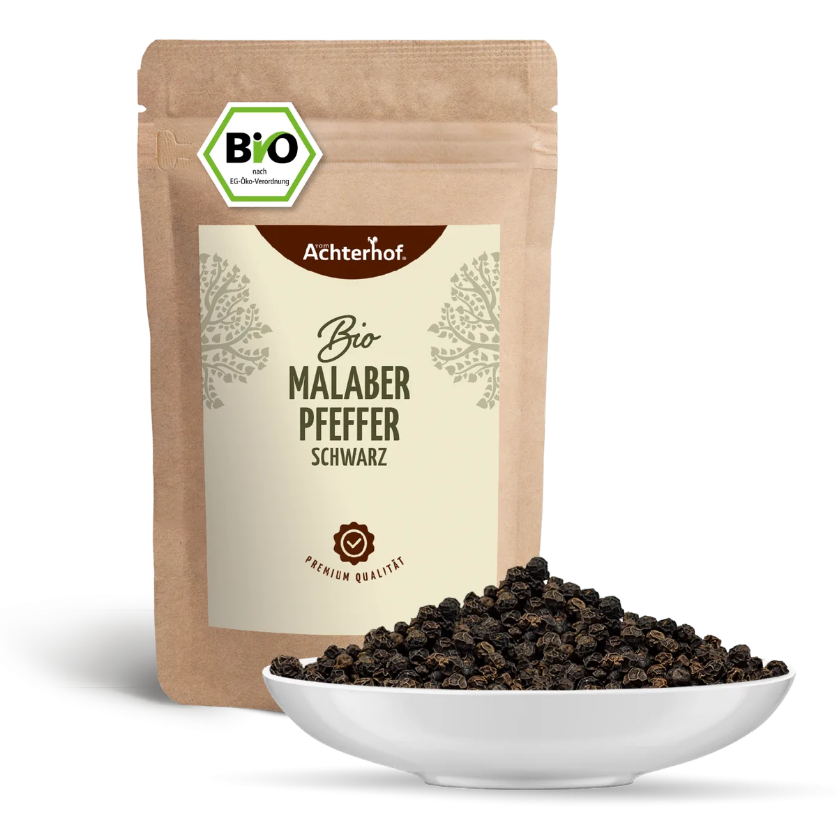 Malabar Pfeffer schwarz ganz Bio (250g) – Bild 2
