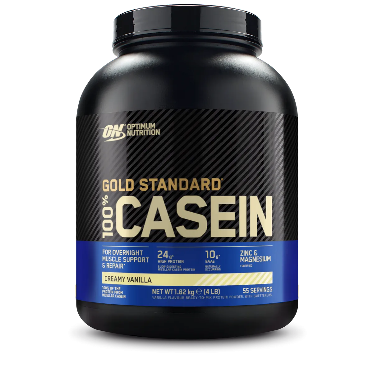 100% Casein Gold Standard (1820g) Creamy Vanilla – Bild 7