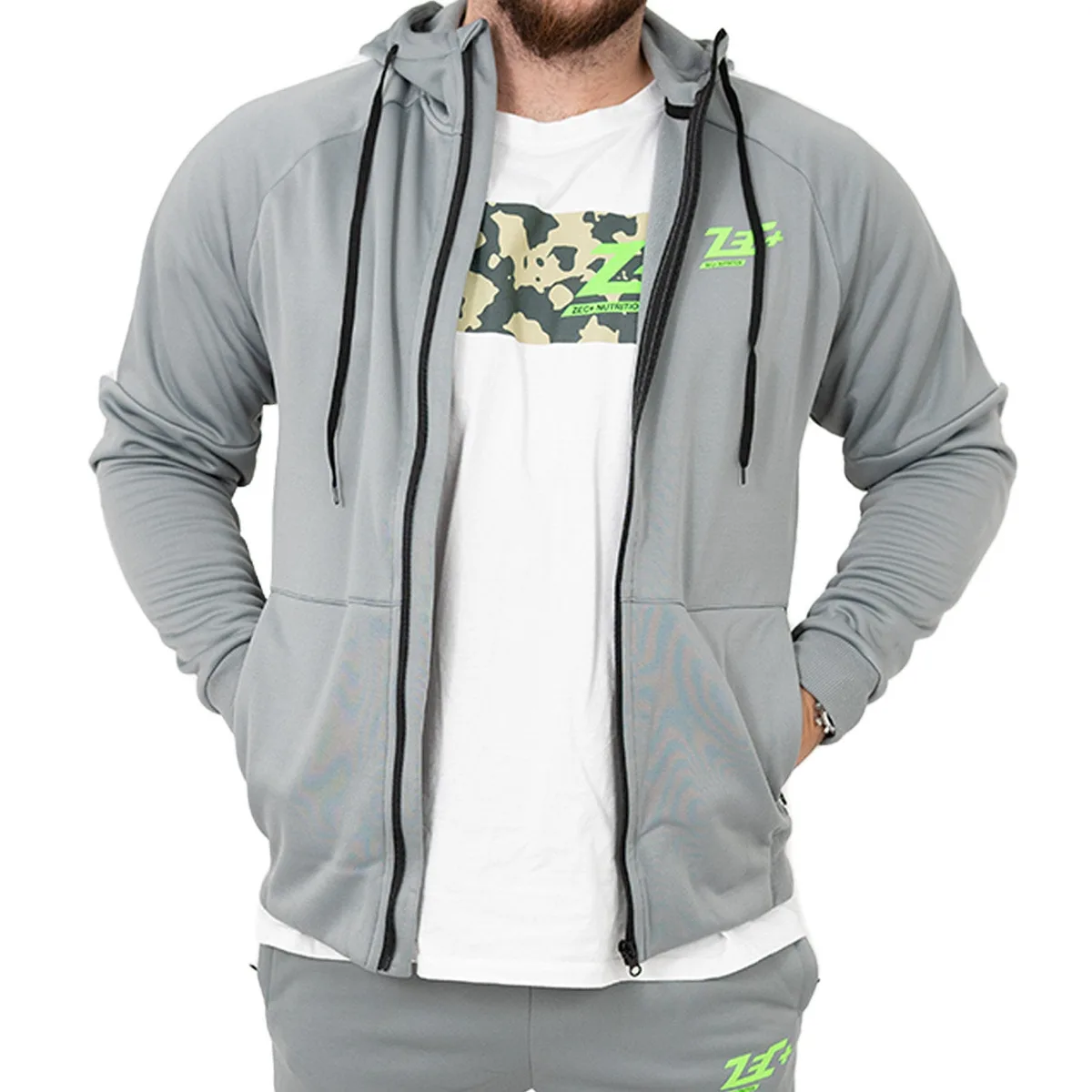 ZEC+ PASSION TRACKSUIT JACKE 2XL / Grau – Bild 7