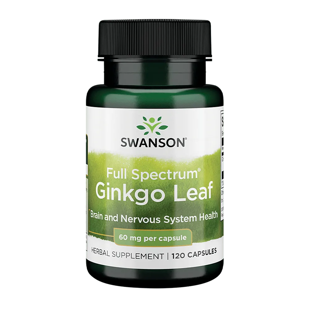Full Spectrum Ginkgo Leaf 60mg 120.0