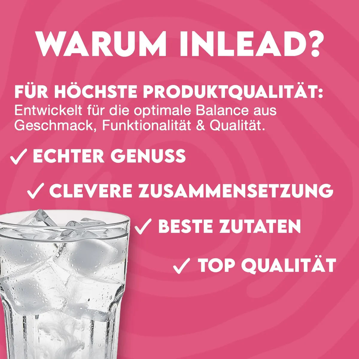 INLEAD - Collagen Peptides | Kollagen Pulver zur täglichen Ergänzung für Haut, Gelenke & Bindegewebe | Perfekte Löslichkeit & Natürlicher Geschmack ohne Aromen - 500g (Geschmacksneutral) – Bild 5