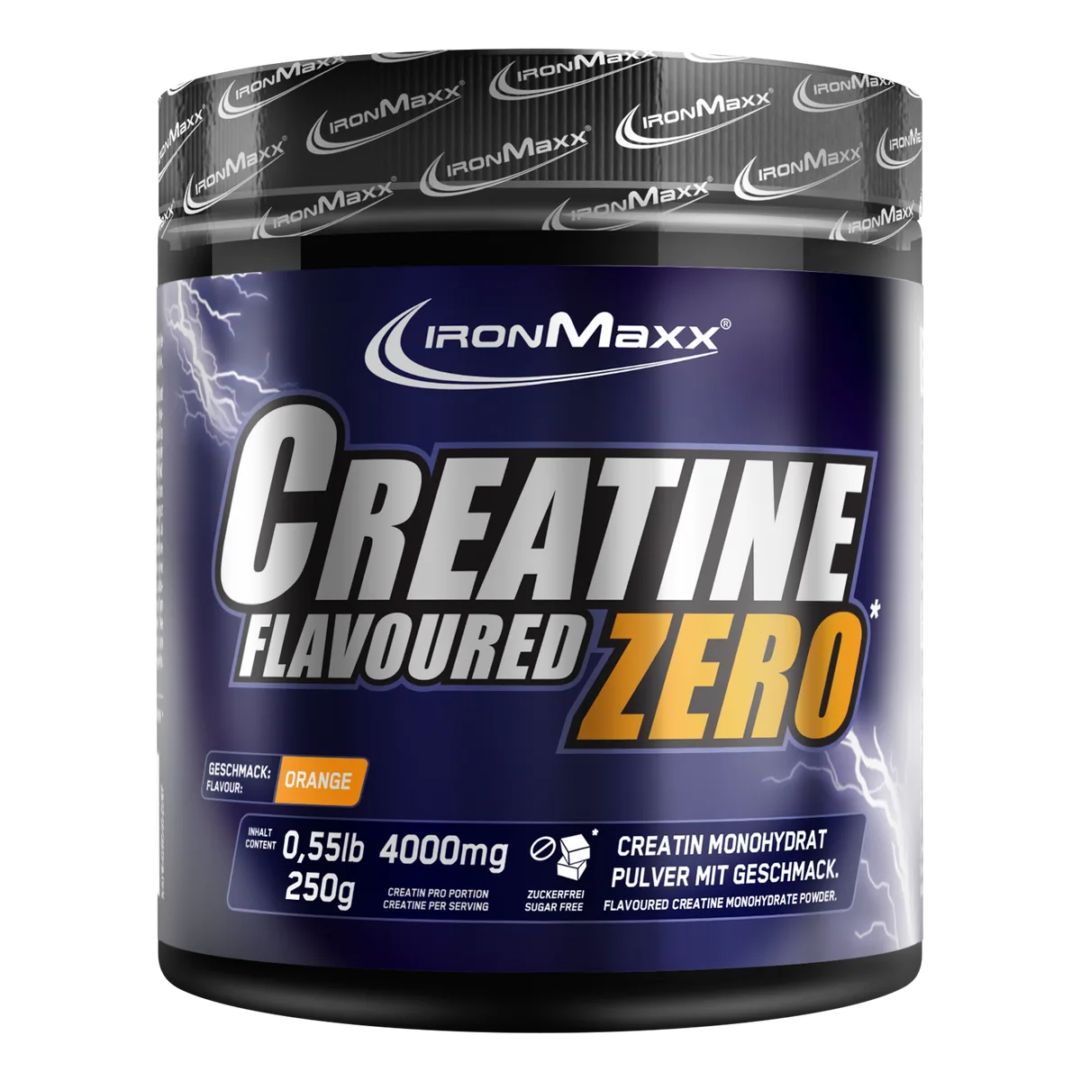 Creatine Flavoured Zero (250g) - Orange