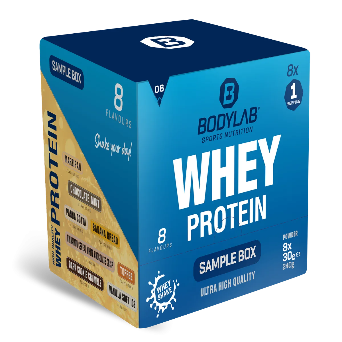 Whey Protein Probierboxen (8 Proben je 30g) Probierbox 4 (8x30g) – Bild 5