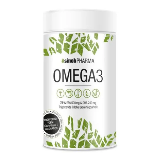 Sinob Pharma Omega 3 Max, 120 Liquid Caps.