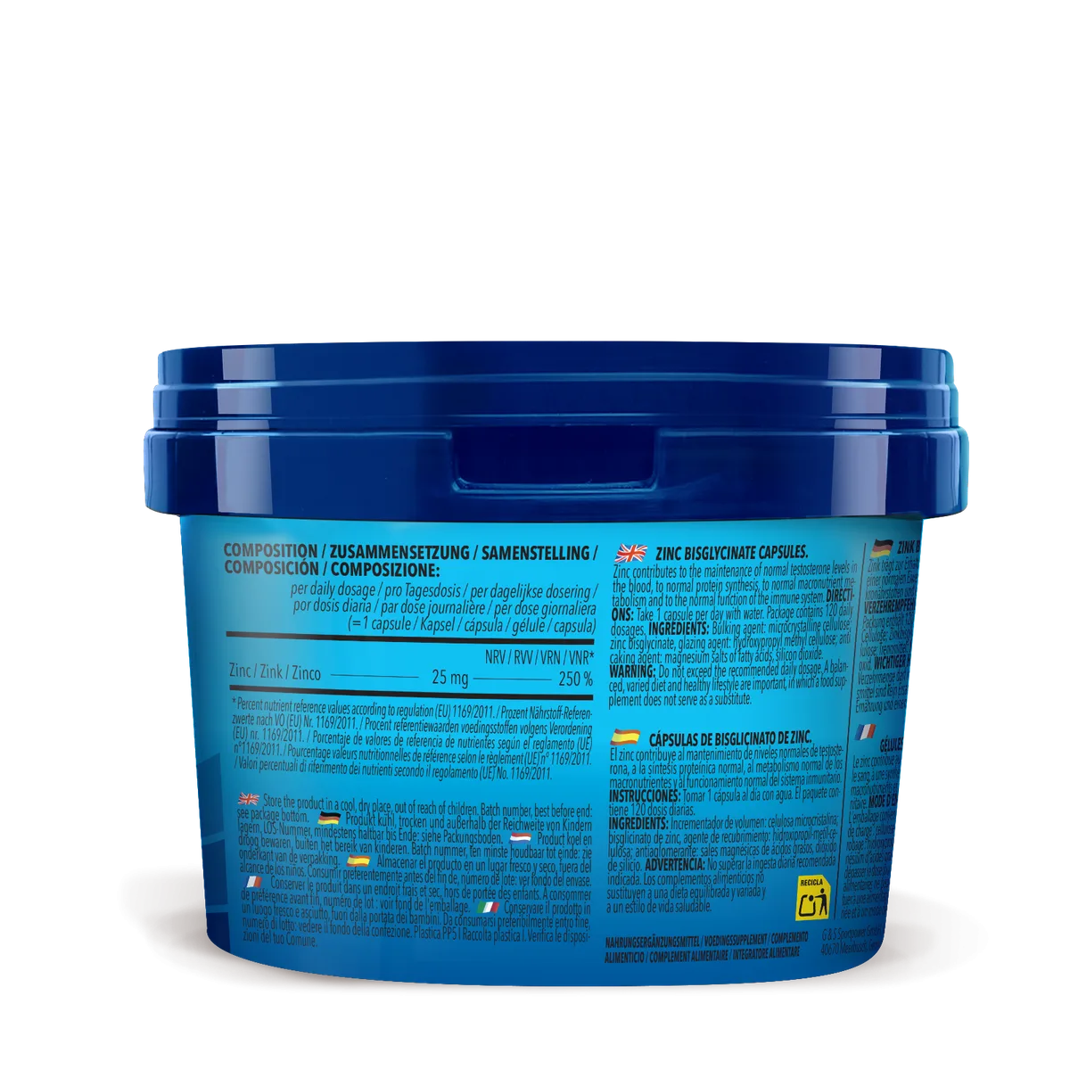 Zinc Bisglycinate (120 Kapseln) – Bild 3