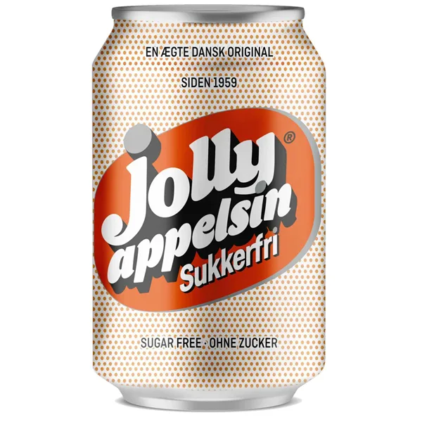 Jolly Orange zuckerfrei – dänische Orangenlimonade ohne Zucker