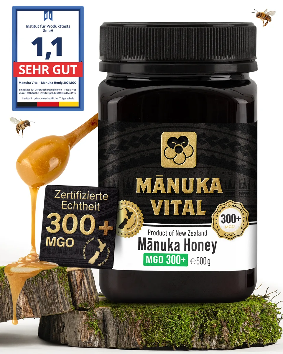 Manuka Vital Honig MGO 300+ (500g) – Bild 5