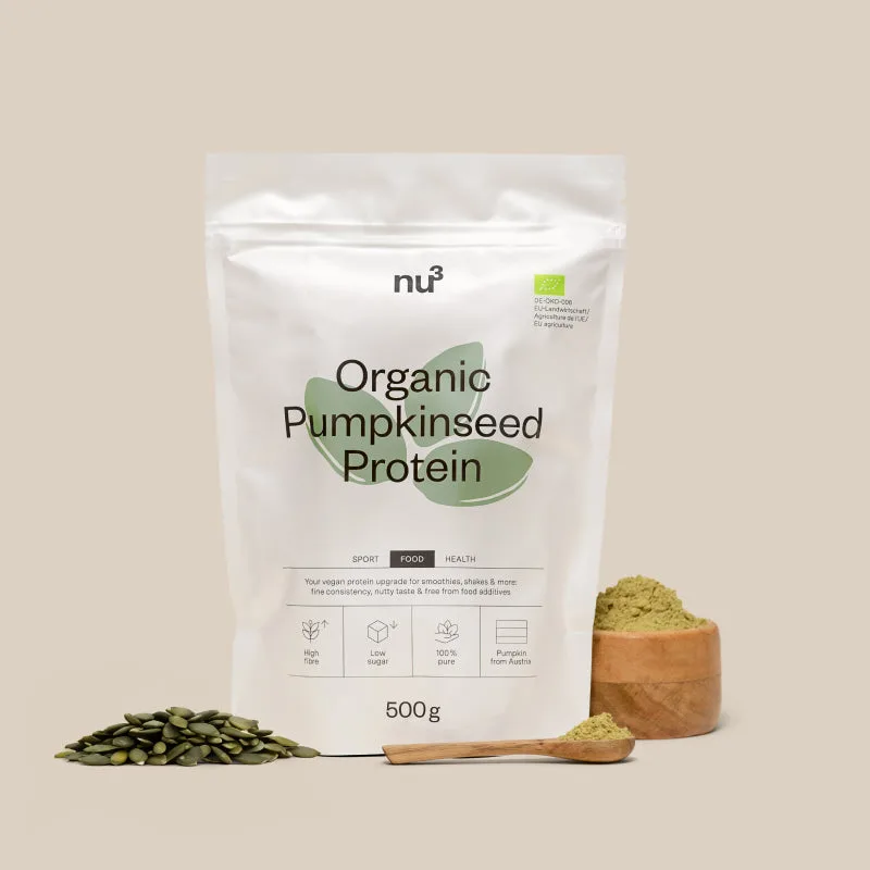 nu3 Bio Kürbiskernprotein Basic / 500 g – Bild 2