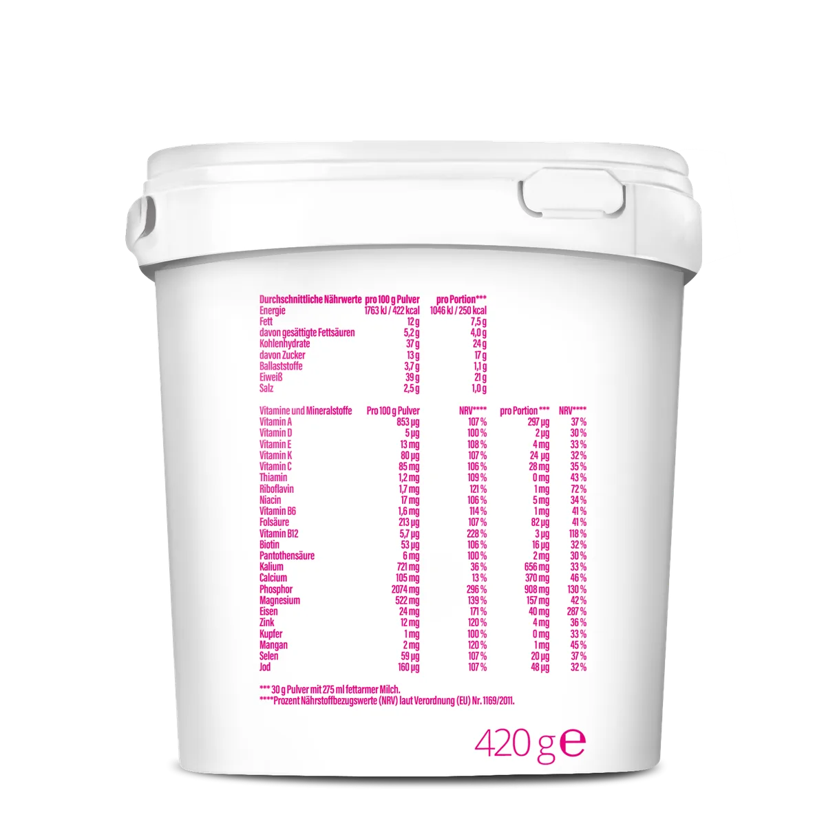 Slim Shake Mahlzeitersatz-Shake (420g) Chocolate – Bild 3