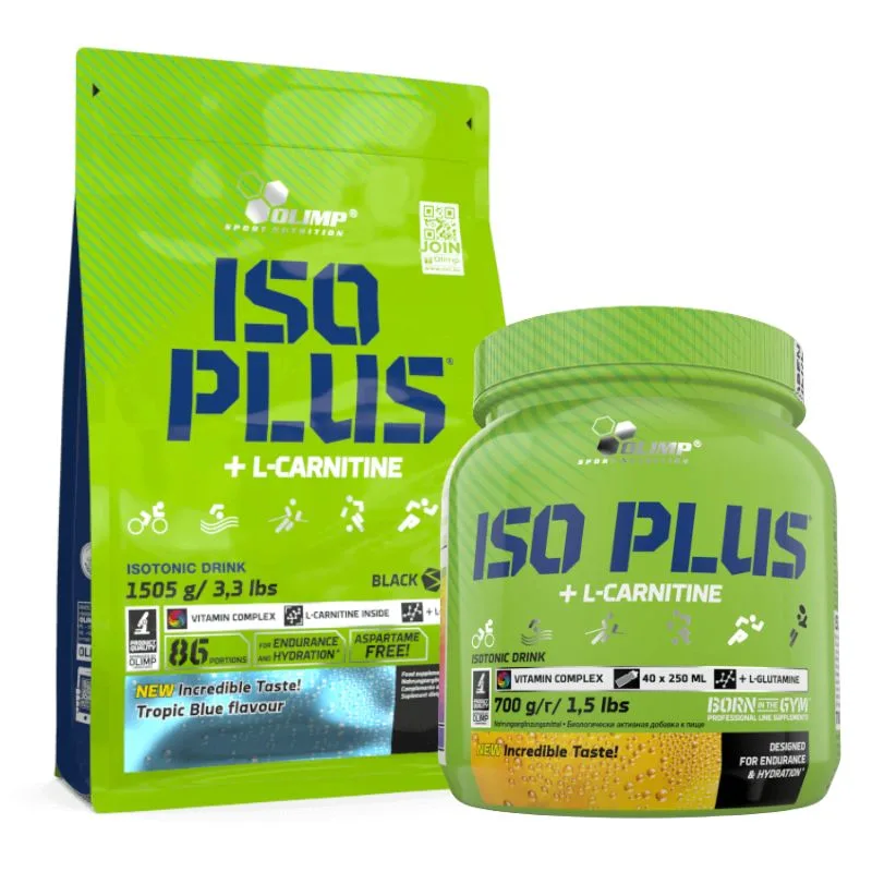 Olimp Iso Plus + L-Carnitine Powder 700g Dose / Orange