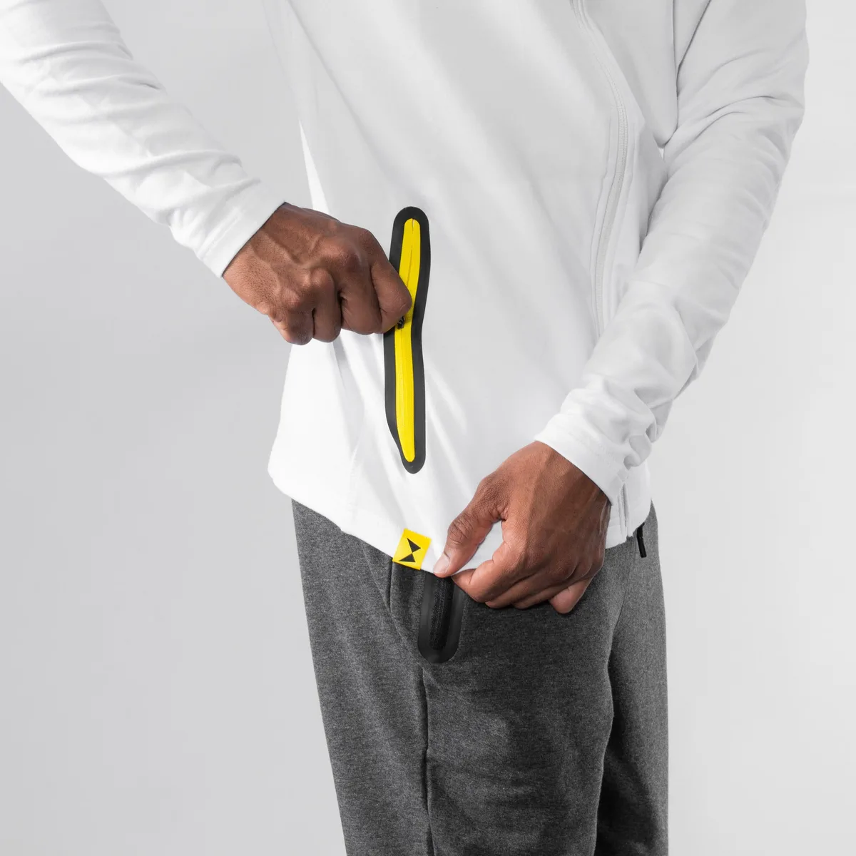 Perfection ease Hoodie Wit / L – Bild 5