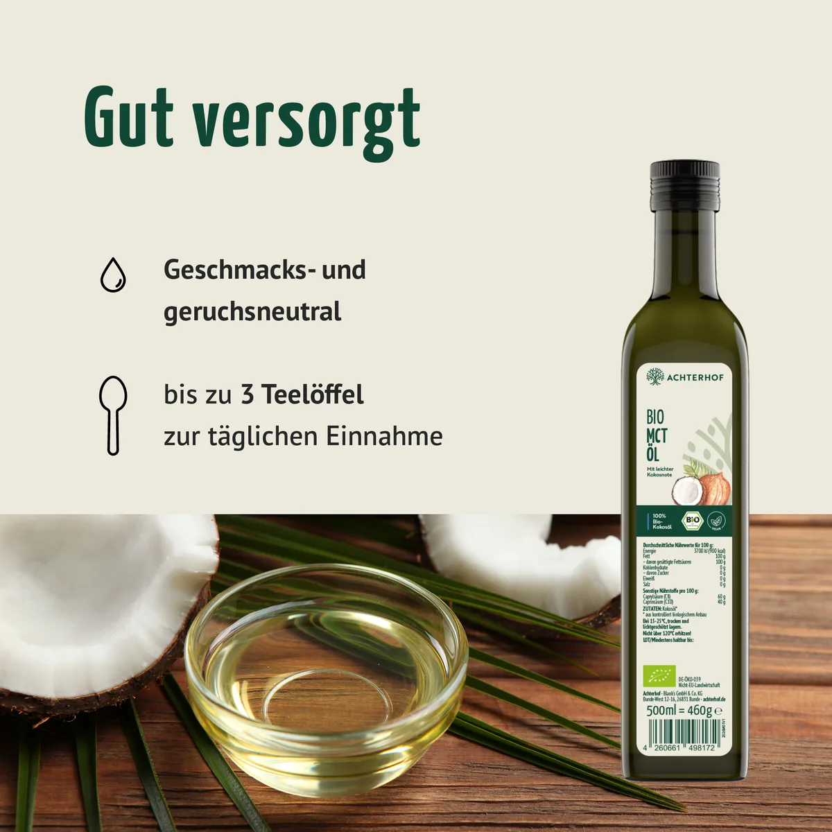 Bio MCT Öl (500ml) – Bild 6