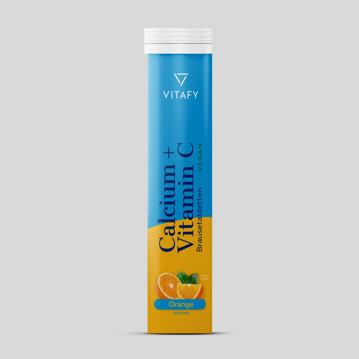 Calcium + Vitamin C - Orange (20 Brausetabletten) – Bild 7
