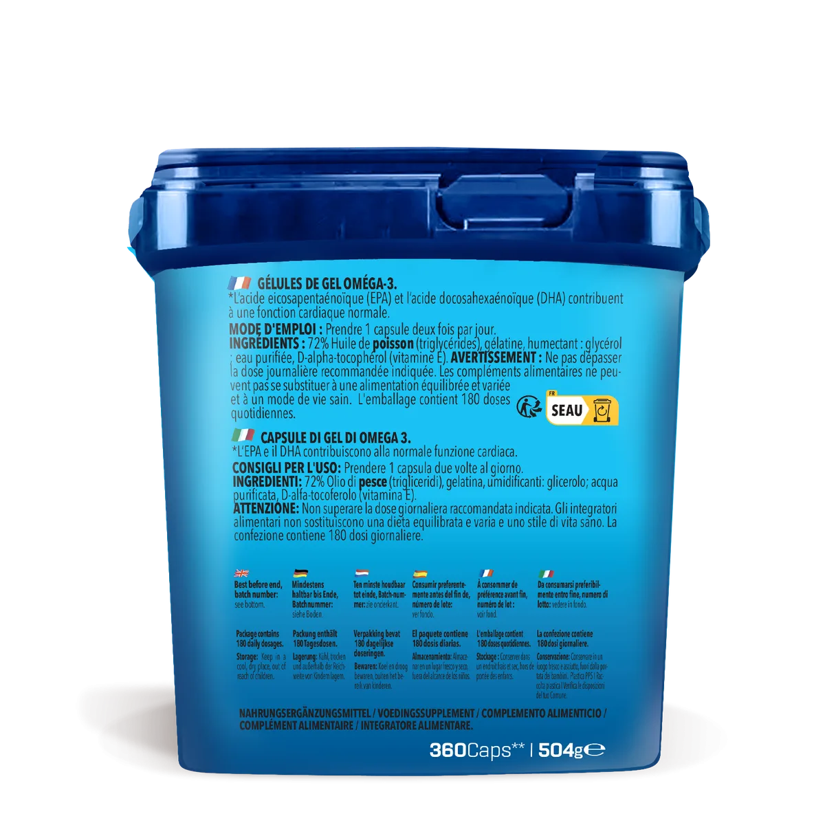 BIG PACK Omega-3 (360 Kapseln) – Bild 4