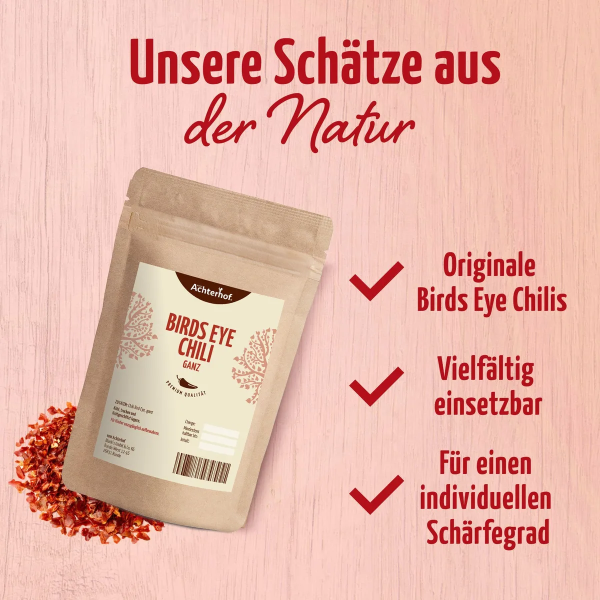Birds Eye Chili ganz (100g) – Bild 4