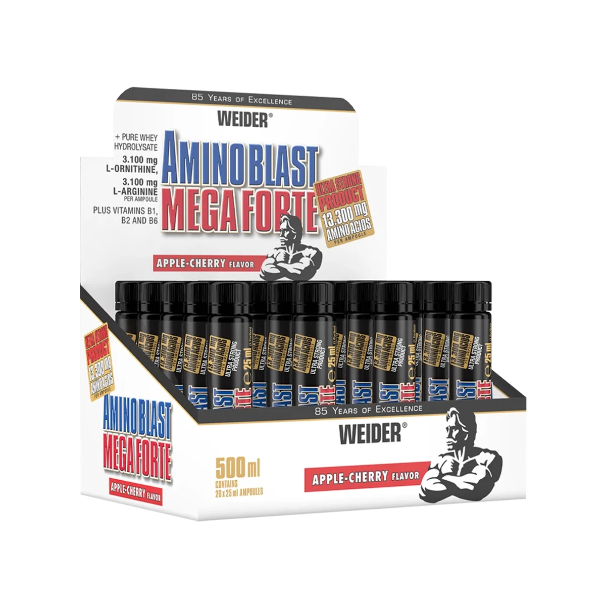Amino Blast Mega Forte Apfel-Kirsche / 20 x 25ml
