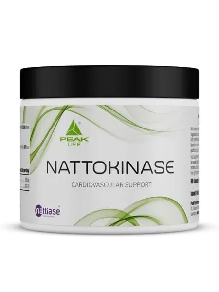PEAK Nattokinase - 90 Kapseln I 90 Portionen I 2000 FU pro Portion I Nattiase I Herz- Kreislauf System I Blutdruck I vegan