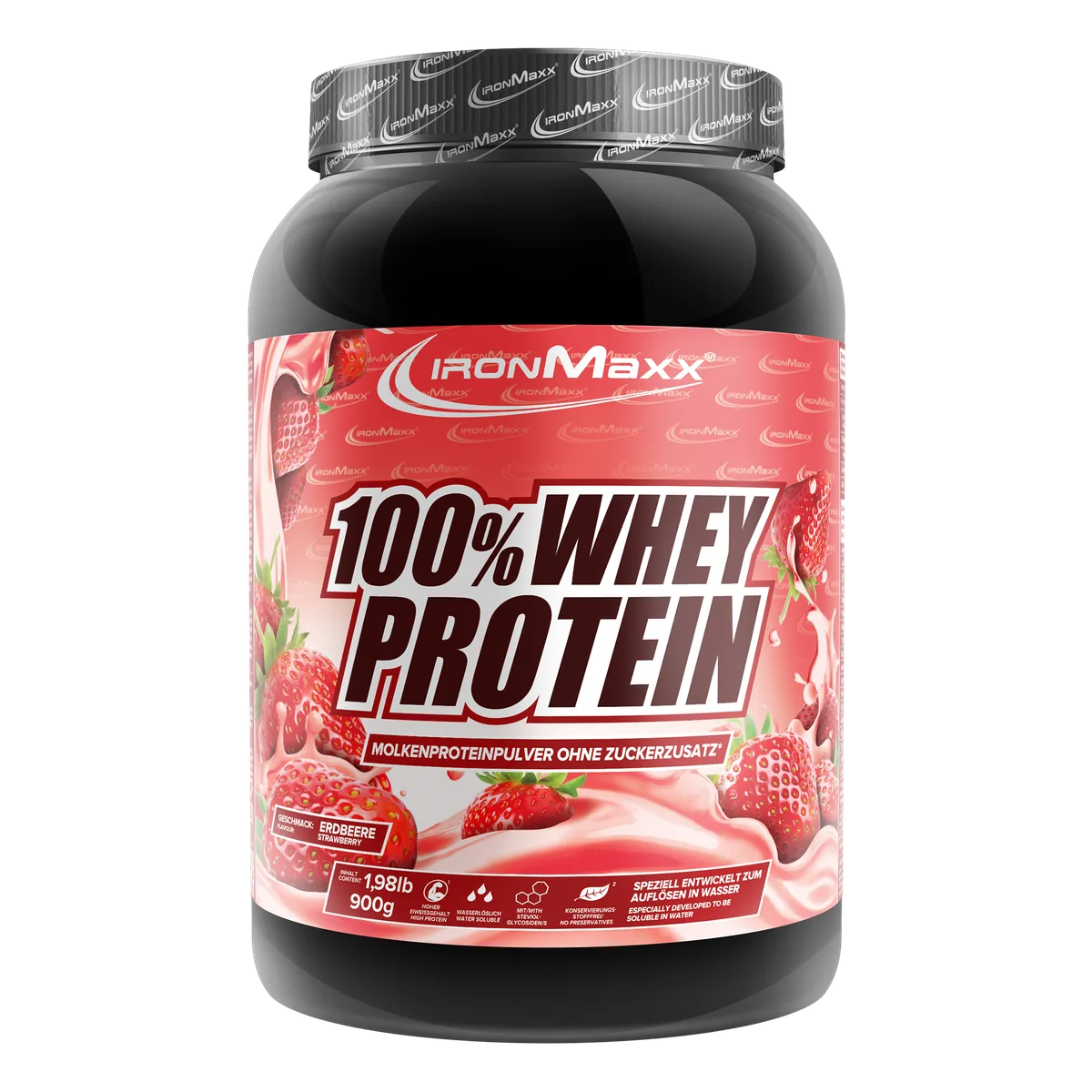 100% Whey Protein (900g) - Strawberry