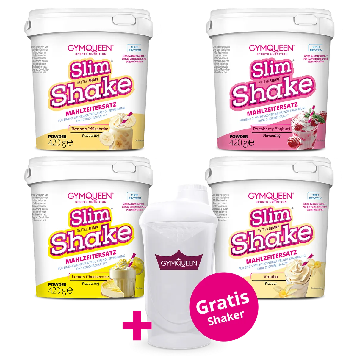 Slim Shake 4er Pack + Shaker gratis – Bild 2