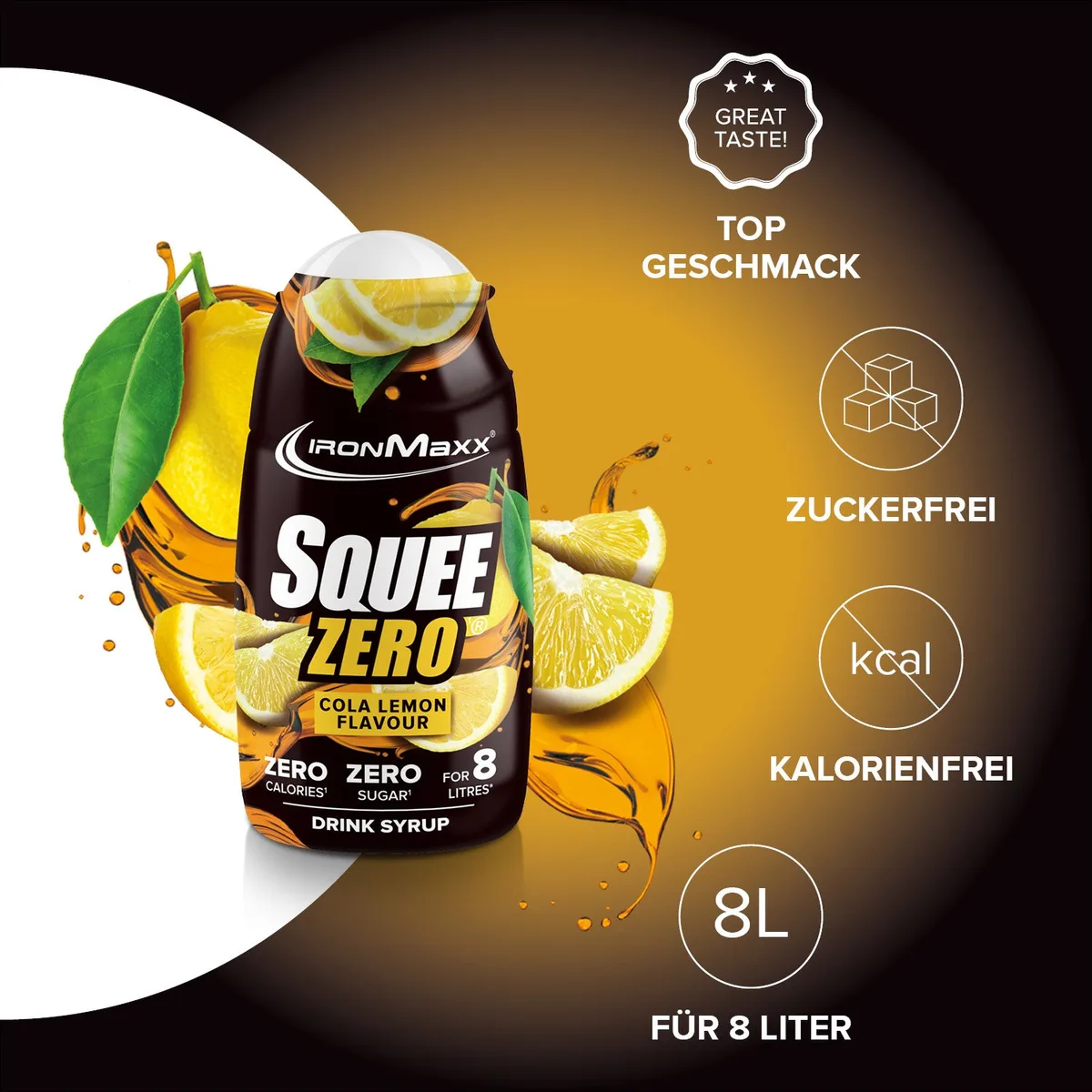SqueeZero (65ml) - Cola Lemon – Bild 2