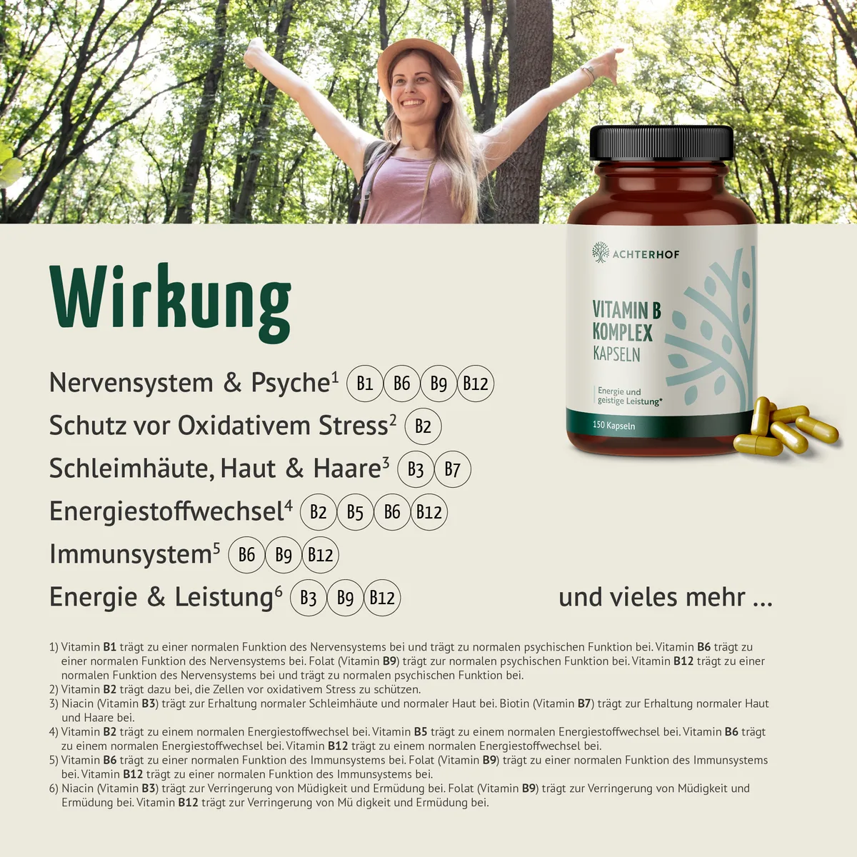 Vitamin B Komplex (150 Kapseln) – Bild 4