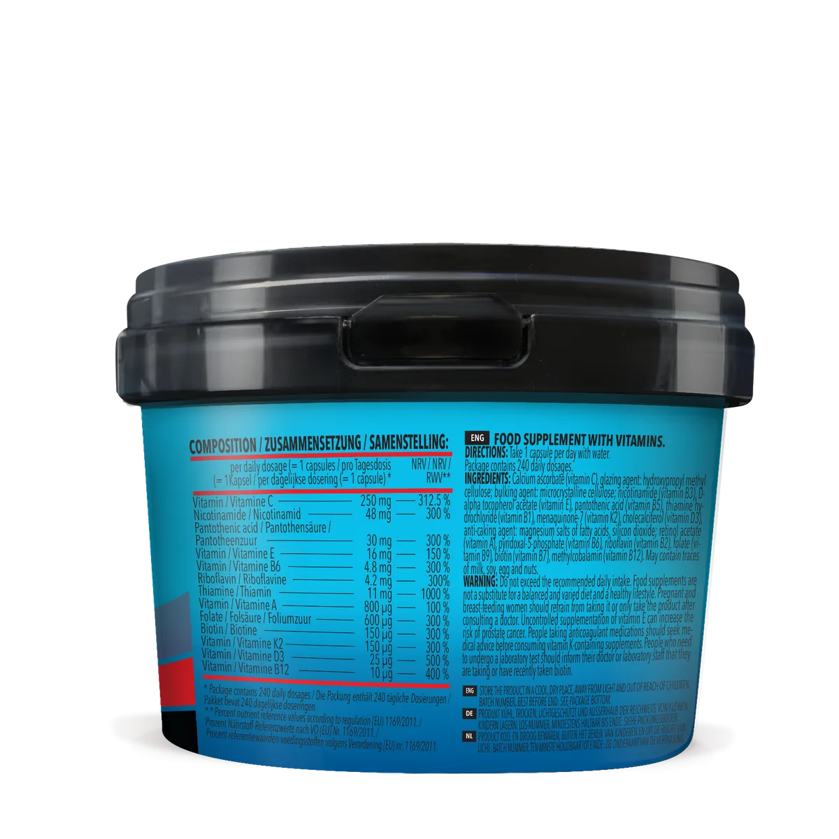 Bodybuilder Vitamin Stack (240 Kapseln) – Bild 3