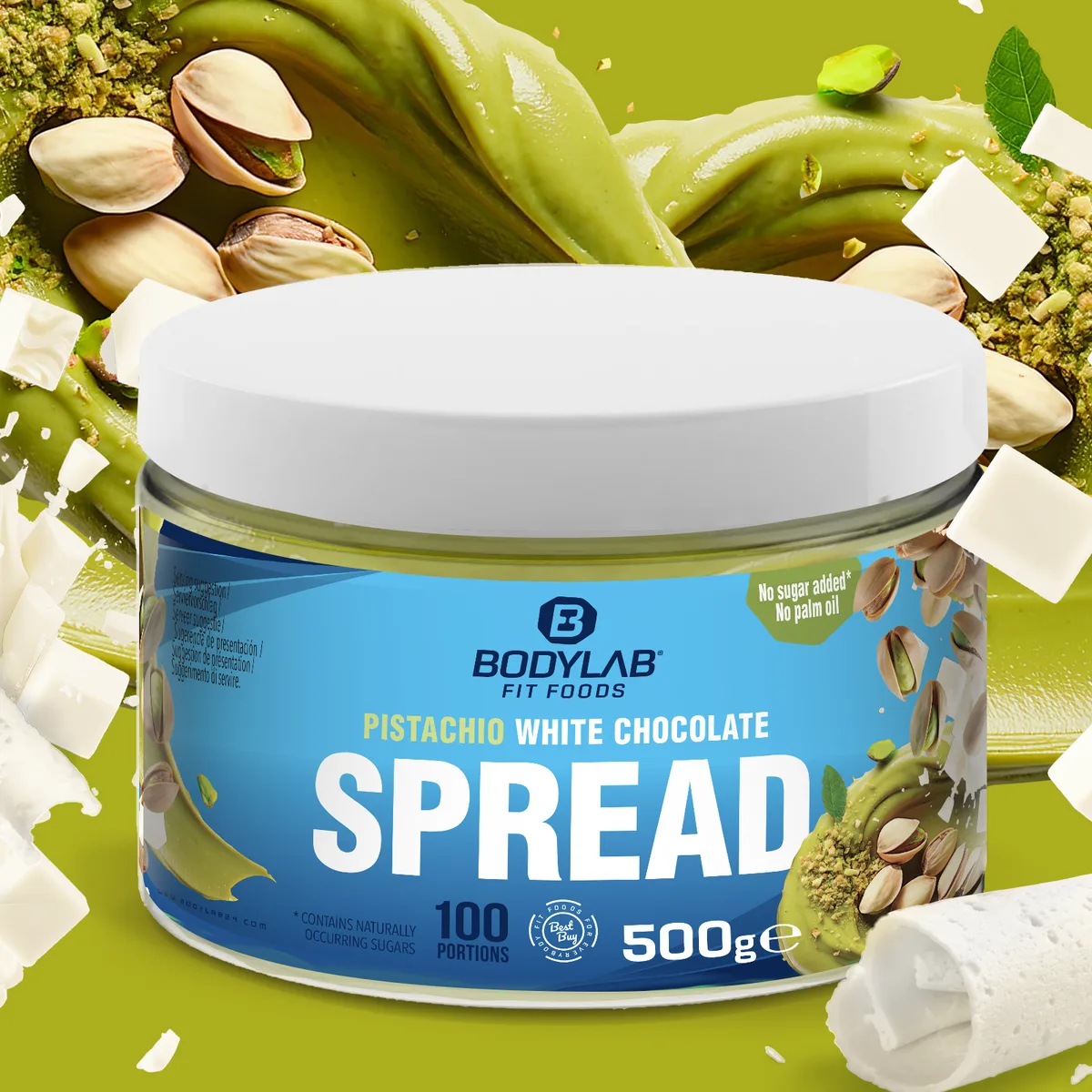 Pistachio White Chocolate Spread (500g) – Bild 2