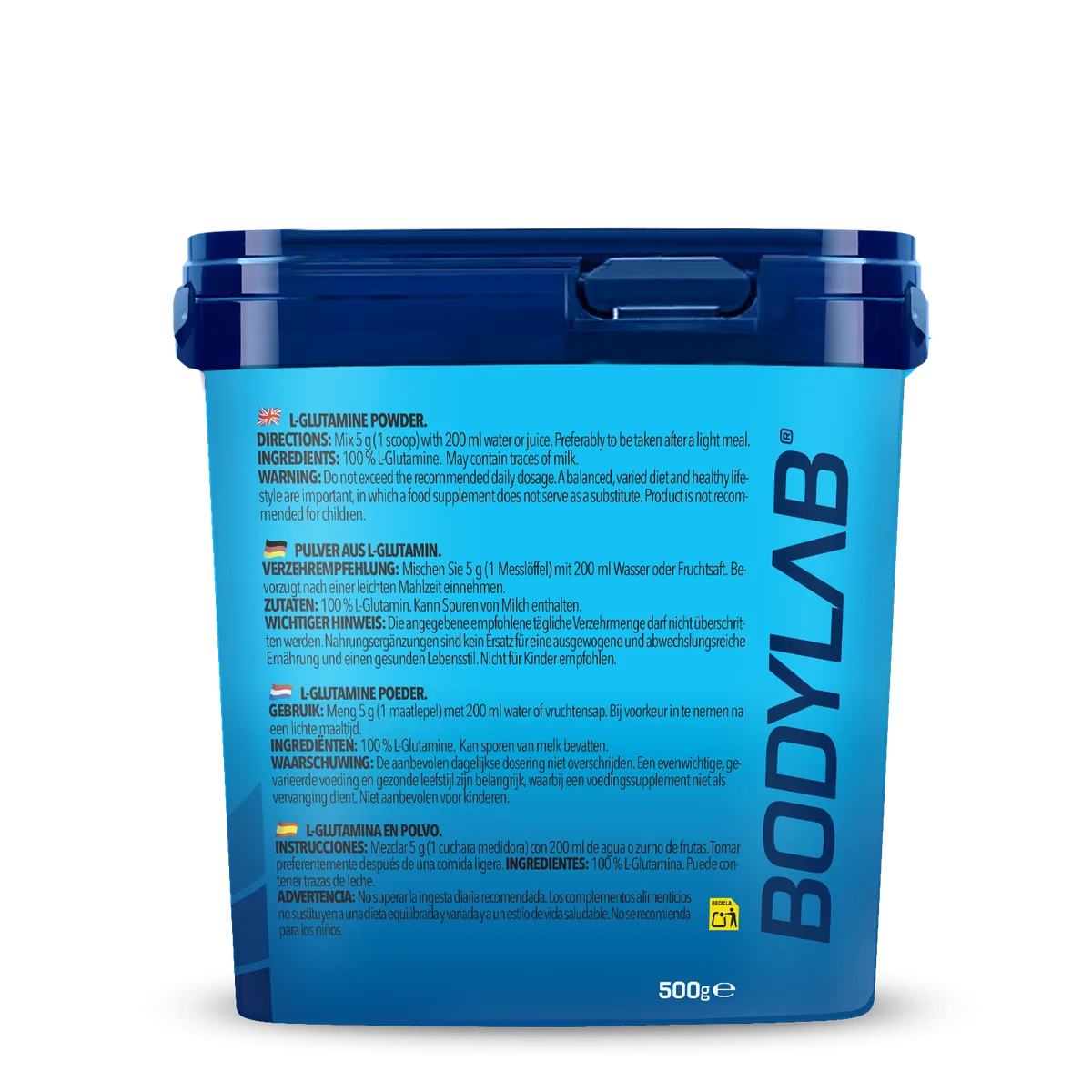 Glutamin Powder (500g) – Bild 2