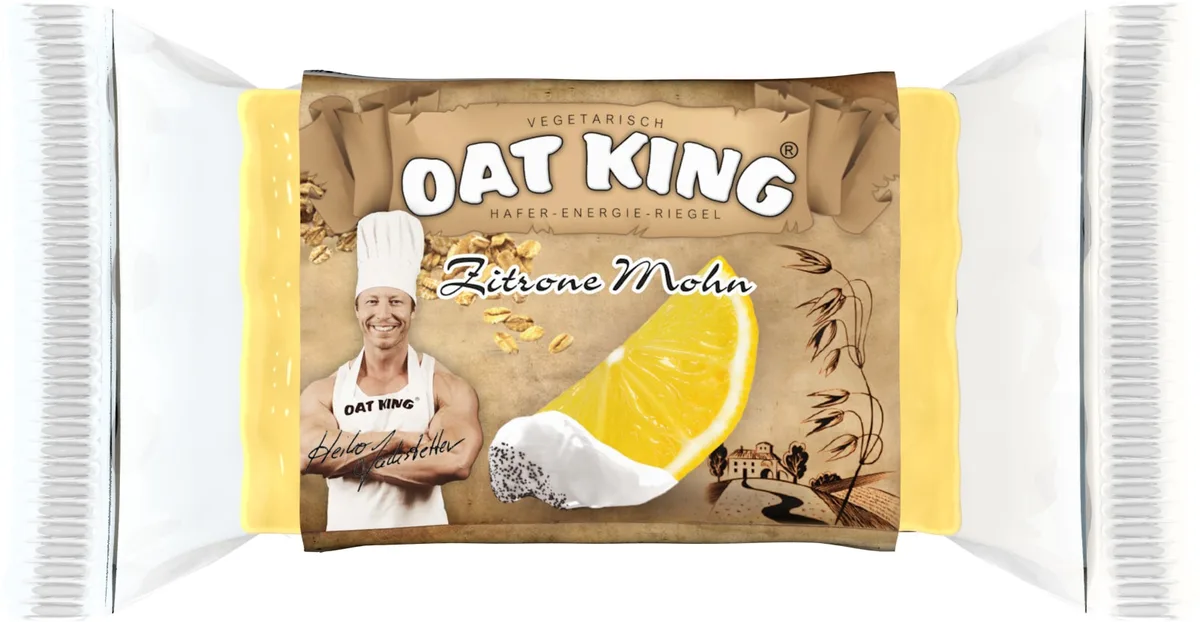 Oat King Energy Bar (10x95g) Choco Caramel – Bild 7