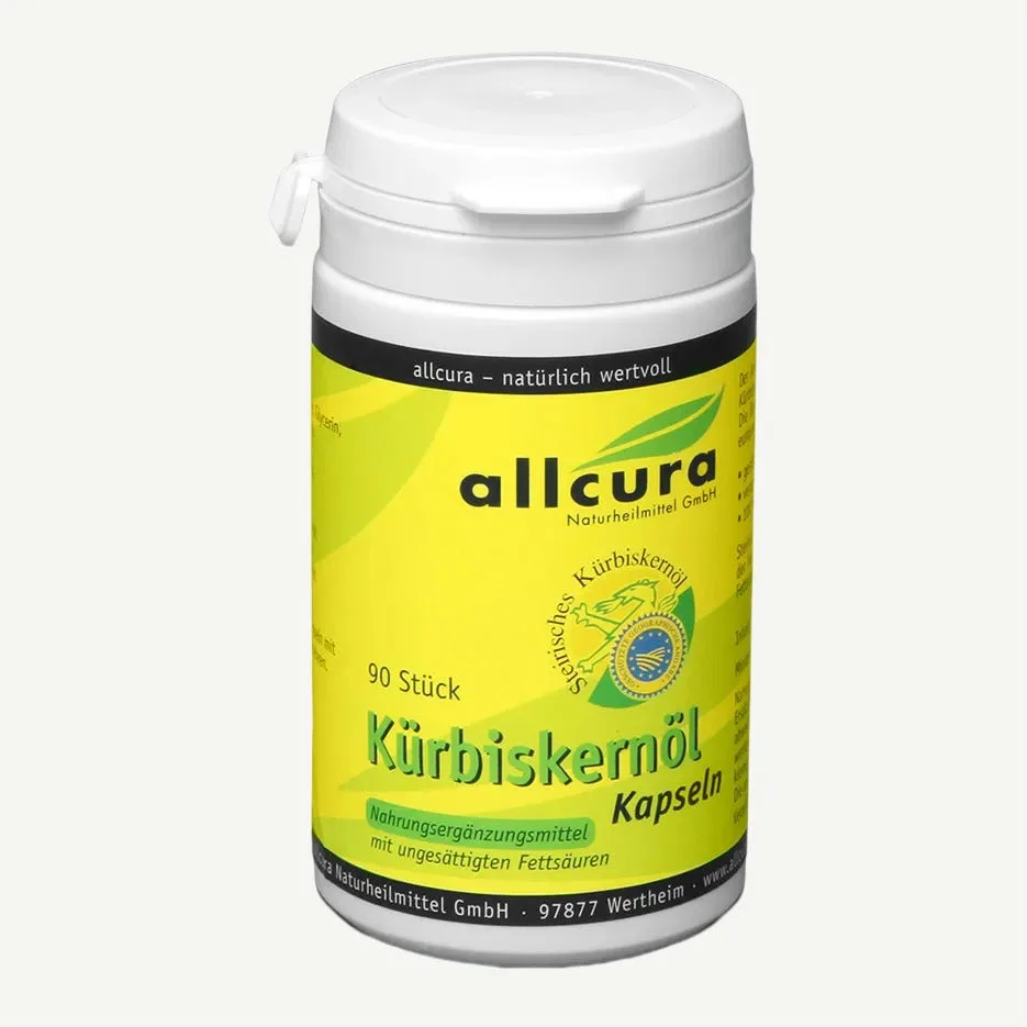 allcura Kürbiskernöl Basic / 3 x 90 Kapseln – Bild 2