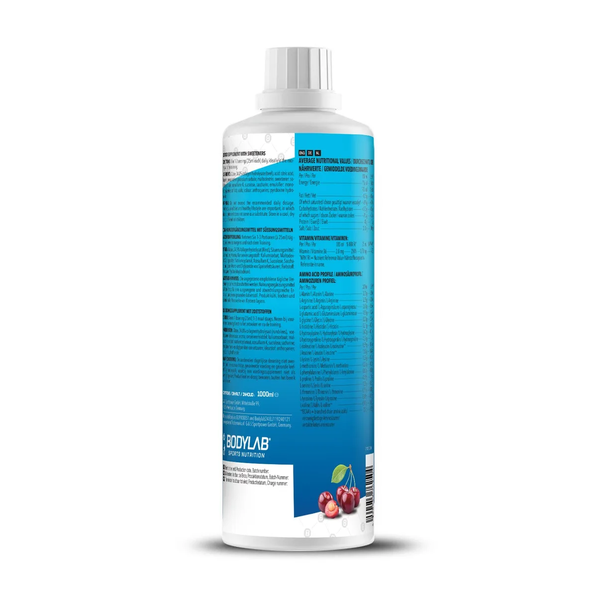 Amino Liquid Cherry Berry (1000ml) – Bild 2