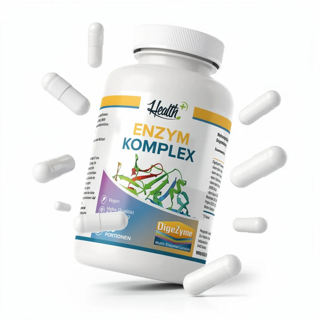 HEALTH+ ENZYM KOMPLEX Kapseln, 90 Kapseln – Bild 2