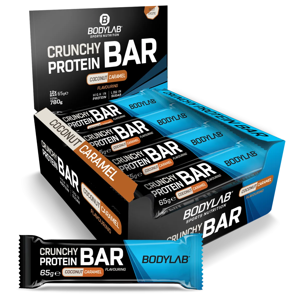 Crunchy Protein Bar Deluxe (12x65g) Cookies & Cream