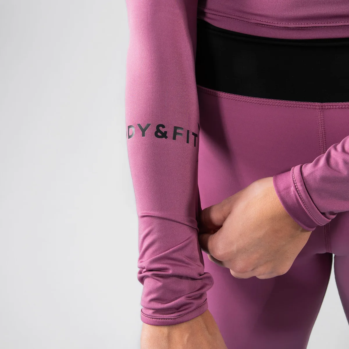 Perfection stretch Cropped top Mauve / L – Bild 3