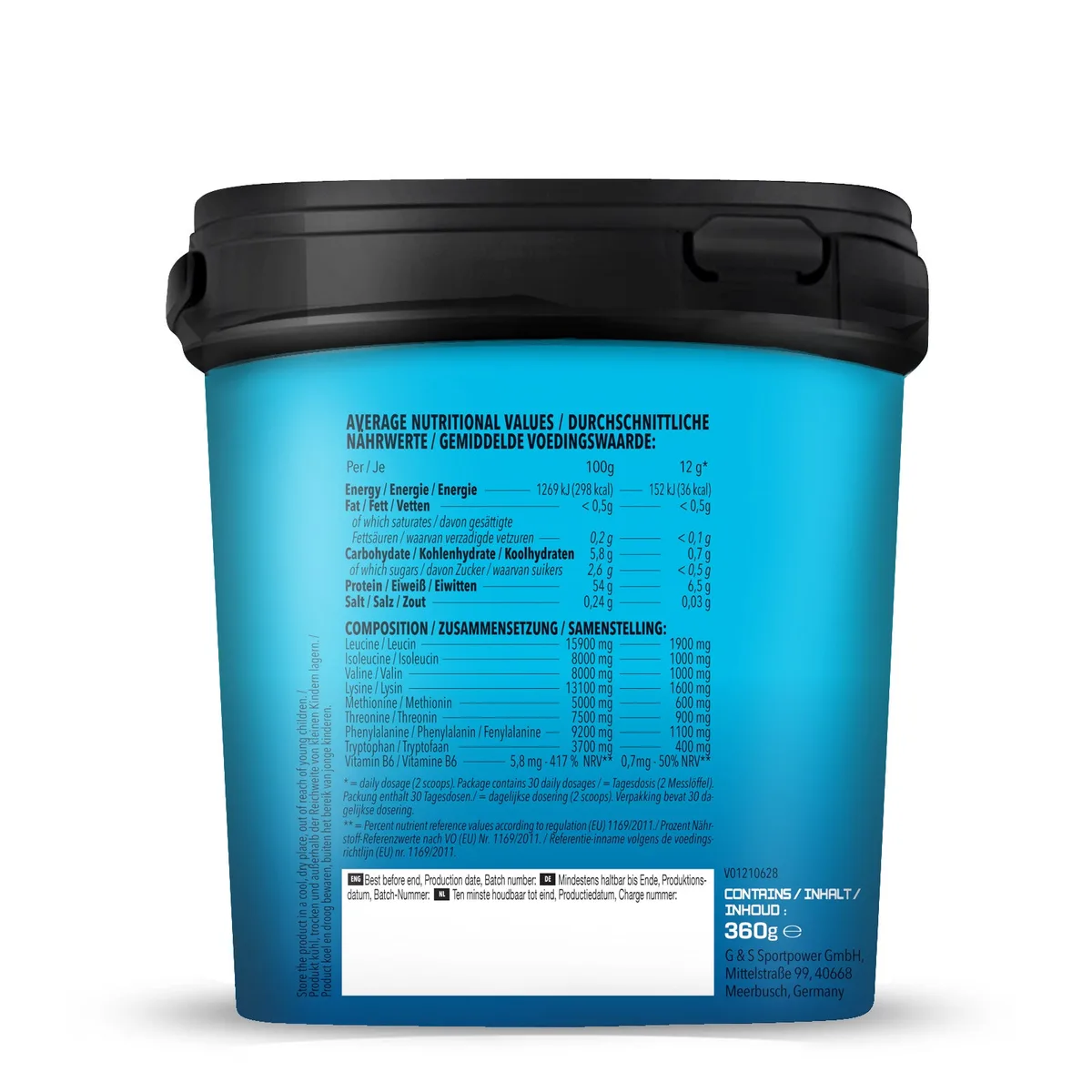EAA Essential Amino Acids (360g) Kirsche – Bild 3